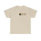 Sad Boy Supplements Tee — Vintage Crest Logo T-Shirt