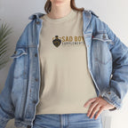 Sad Boy Supplements Tee — Vintage Crest Logo T-Shirt