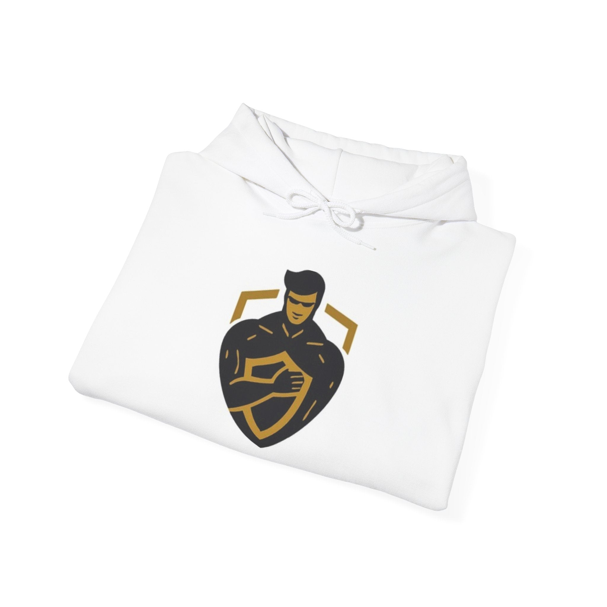 Knight Shield Hoodie — Medieval Crest Graphic Hooded Sweatshirt