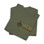 Sad Boy Supplements Tee — Vintage Crest Logo T-Shirt